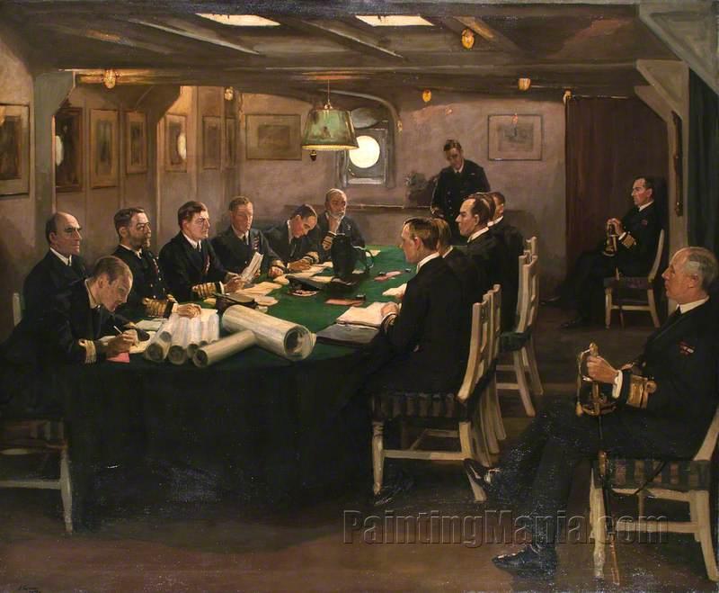 The End (Admiral Beatty Reading the Terms of the Surrender of the German Navy)