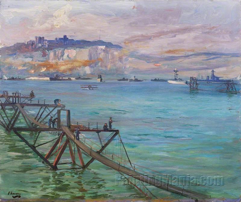 The Entrance, Dover Harbour, 1918