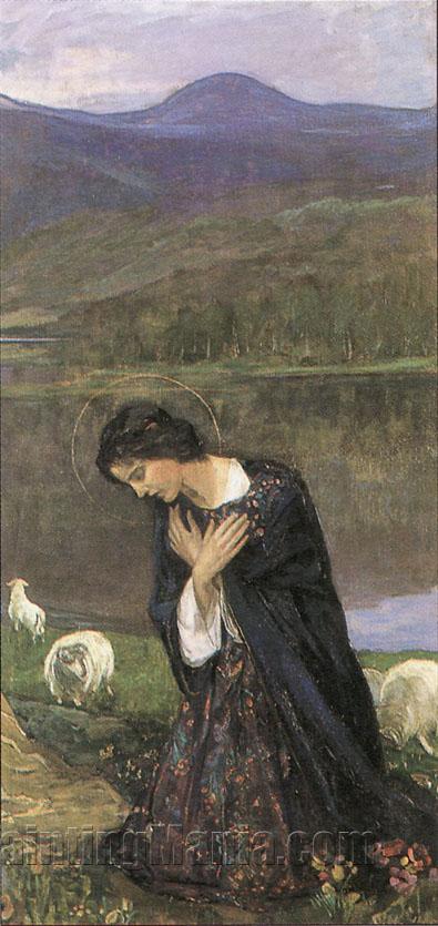 The Madonna of the Lakes (Right Panel)