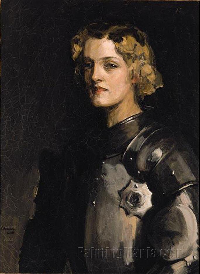 Portrait of Pauline Chase as Joan of Arc