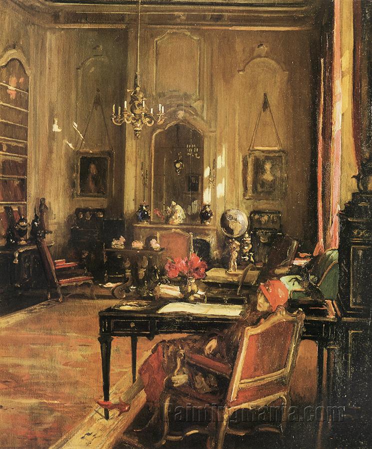 The Red Hat (A Mayfair Drawing Room)