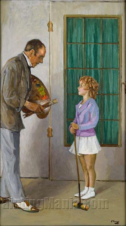 Shirley Temple and the Painter