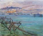 The Entrance. Dover Harbour. 1918
