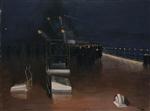Night and the Arrival of the German Delegates: HMS 'Queen Elizabeth', 15 November 1918