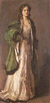 Portrait of a Lady in a Green Coat