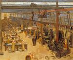 Scene at a Clyde Shipyard, Messrs. William Beardmore and Co