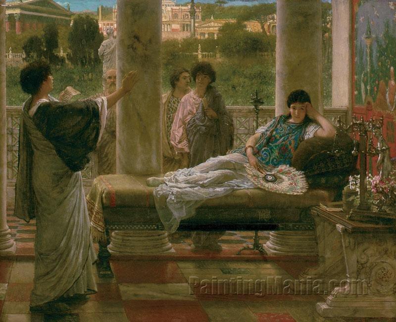 Catullus Reading His Poems at Lesbia's House