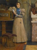 Portrait of Clothilde Enid, Daughter of Edward Onslow Ford