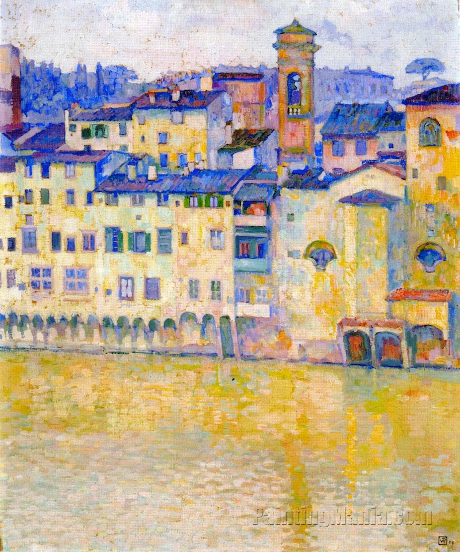The Arno in Florence (Longarno Acciaioli)