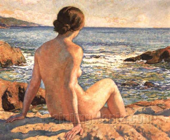 Bather on the Sea