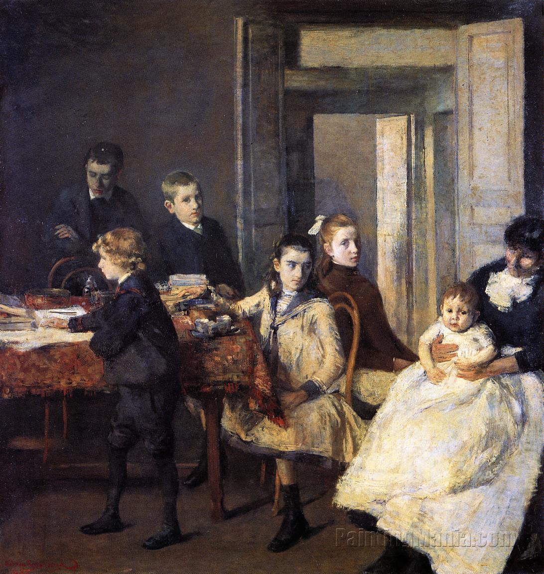 The Children of Francois van Rysselberghe