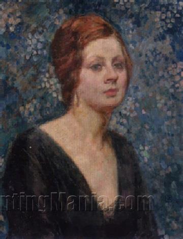 Portrait de Valentine Tessier 1914