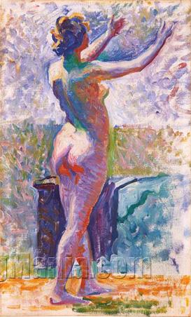 Standing Nude from the Back 1907-1908