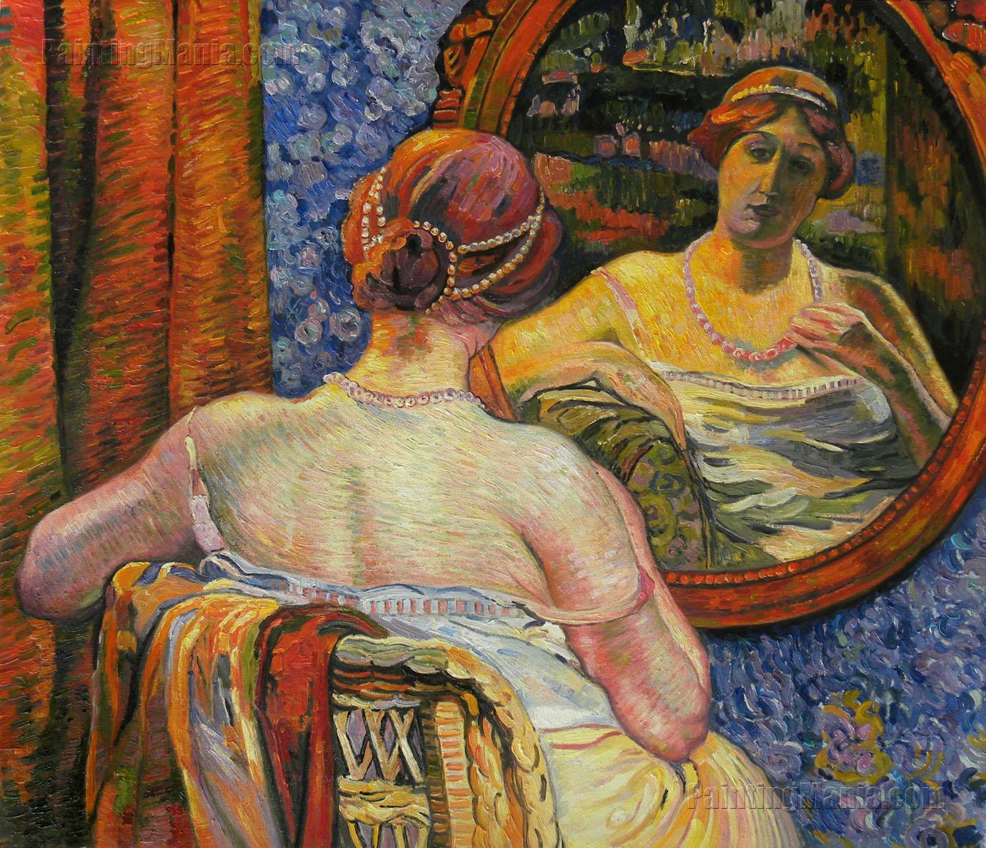 Woman at a Mirror