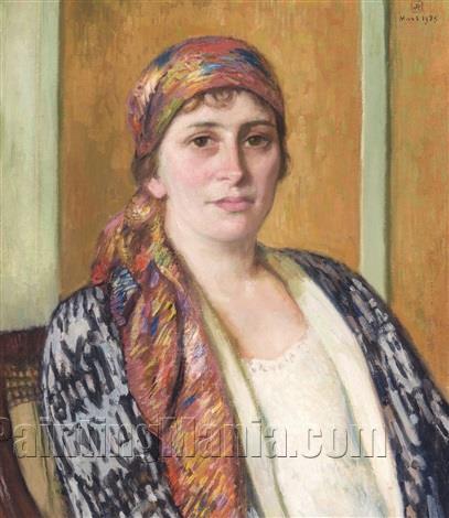 Young Woman with Scarf