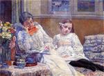 Madame Theo van Rysselberghe and Her Daughter