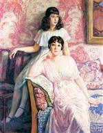 Portrait of Madame Boivin and Her Daughter Pierrette