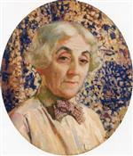 Portrait of Maria van Rysselberghe 1926