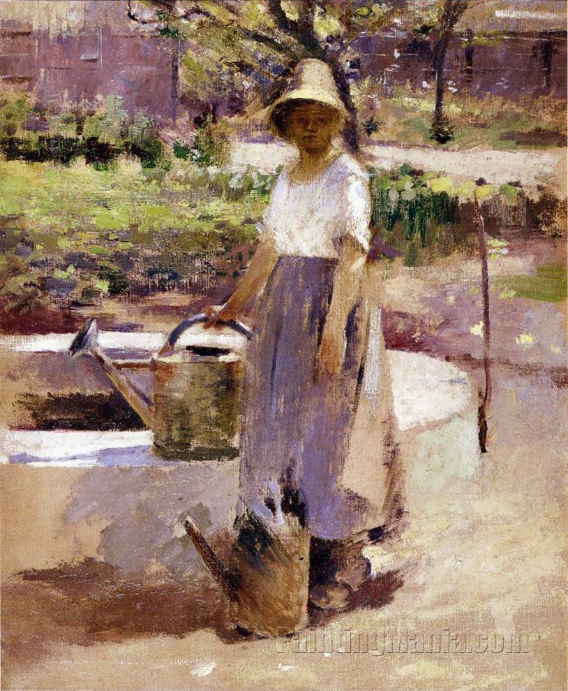 At the Fountain 1890