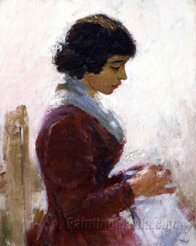 Girl in Red, Sewing