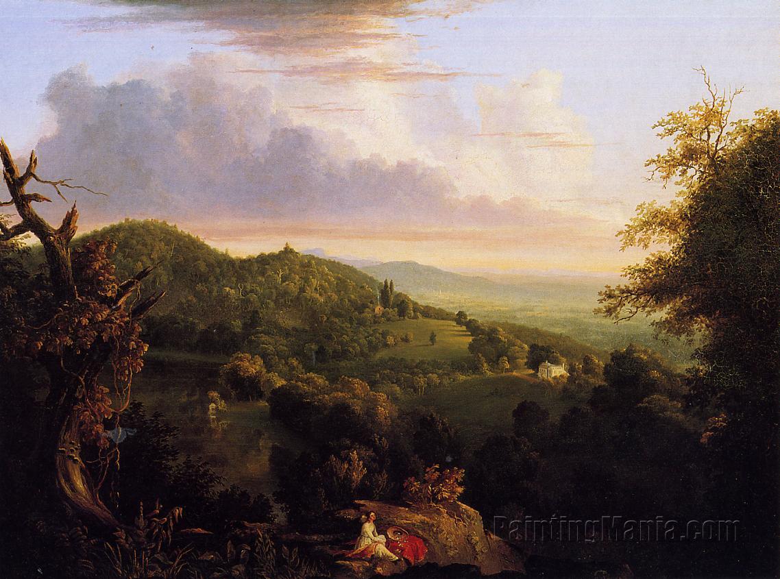 View of Monte Video, Seat of Daniel Wadsworth, Esq