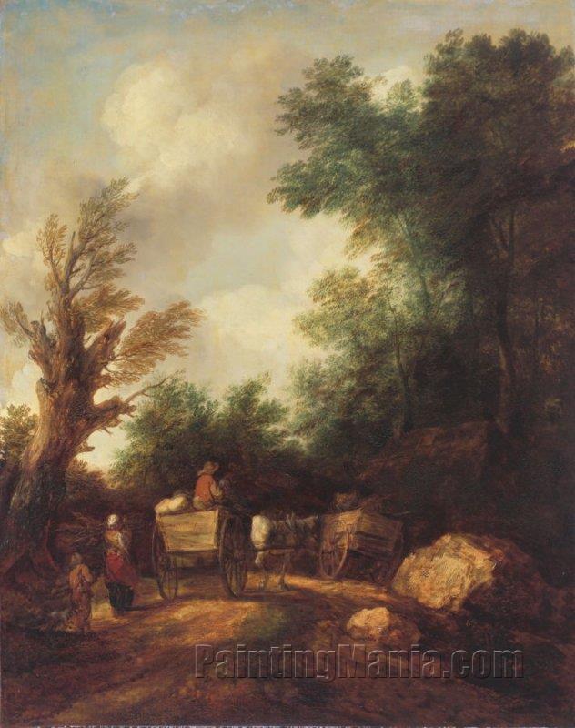 Landscape with Country Carts
