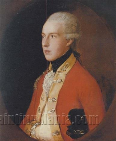 Portrait of Captain John Stanley in the uniform of the 20th Regiment of Foot