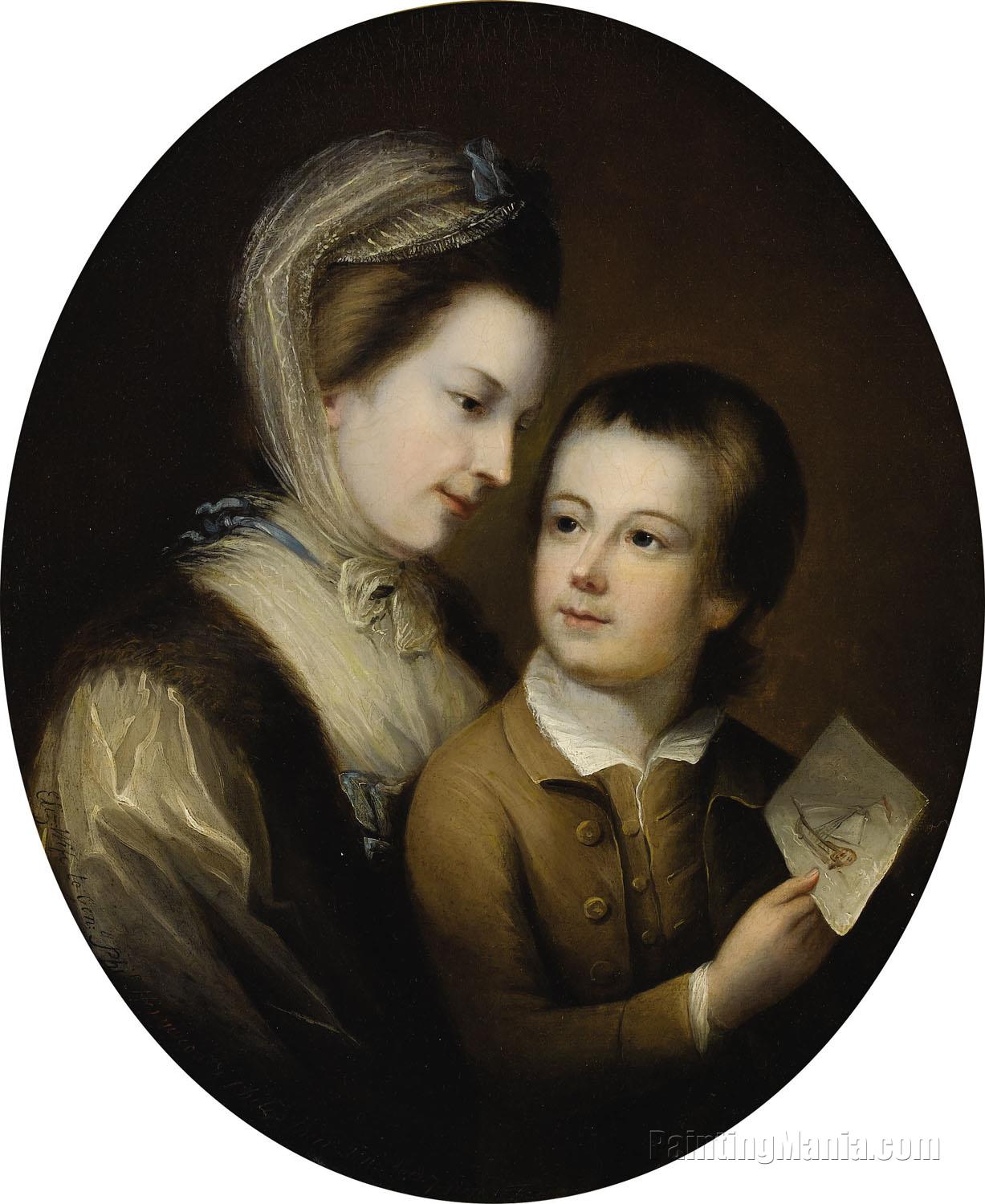 Portrait of Elizabeth Honywood and her Son Philip