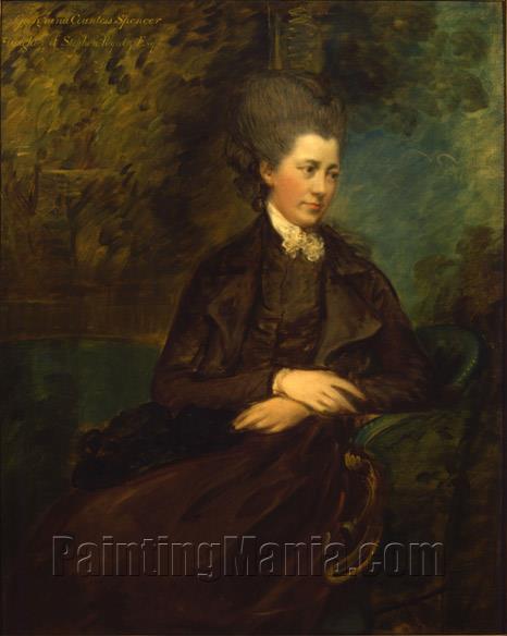 Portrait of Georgiana Poyntz, Countess Spencer