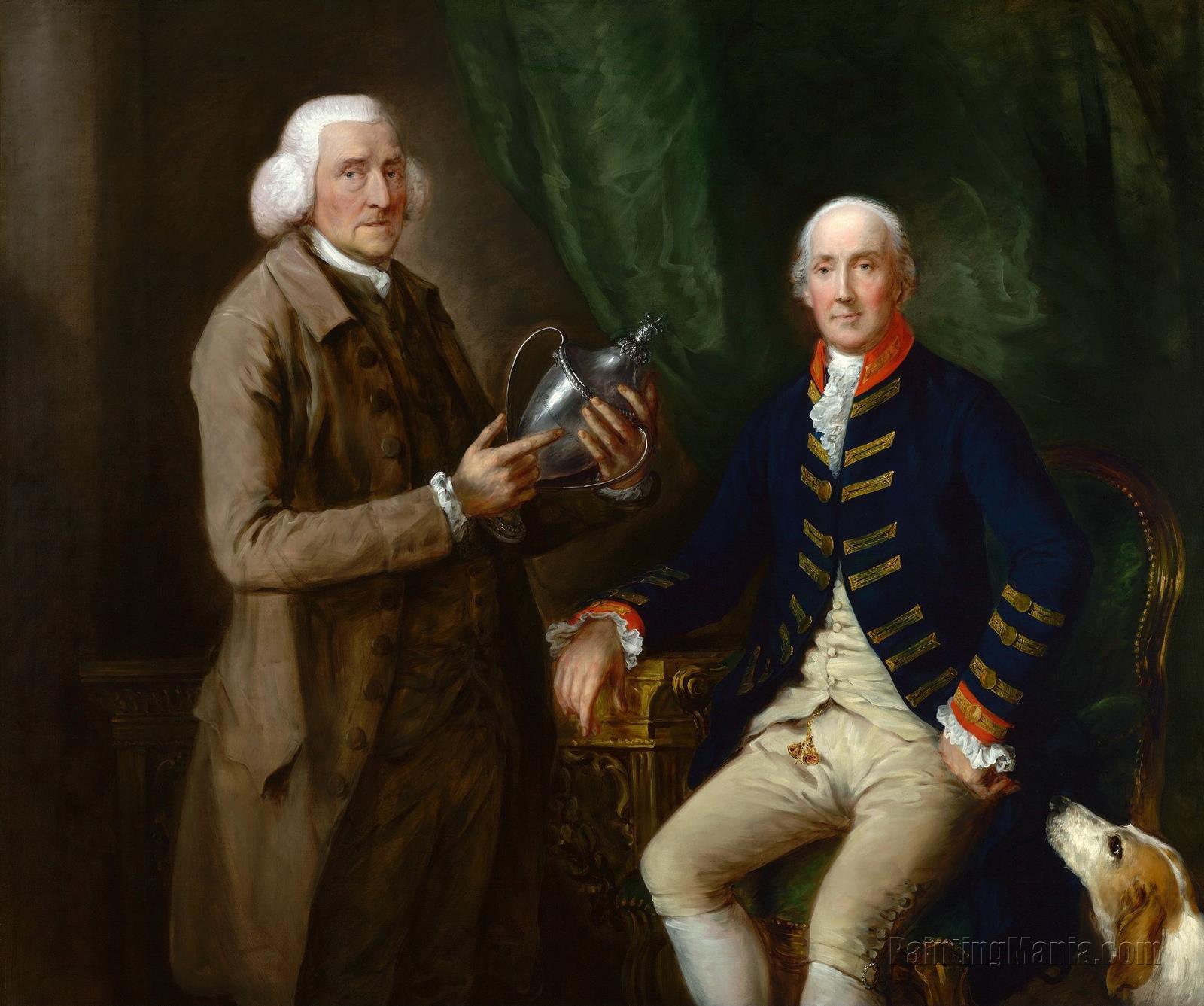 Portrait of William Anne Hollis Presenting a Cup to Thomas Clutterbuck