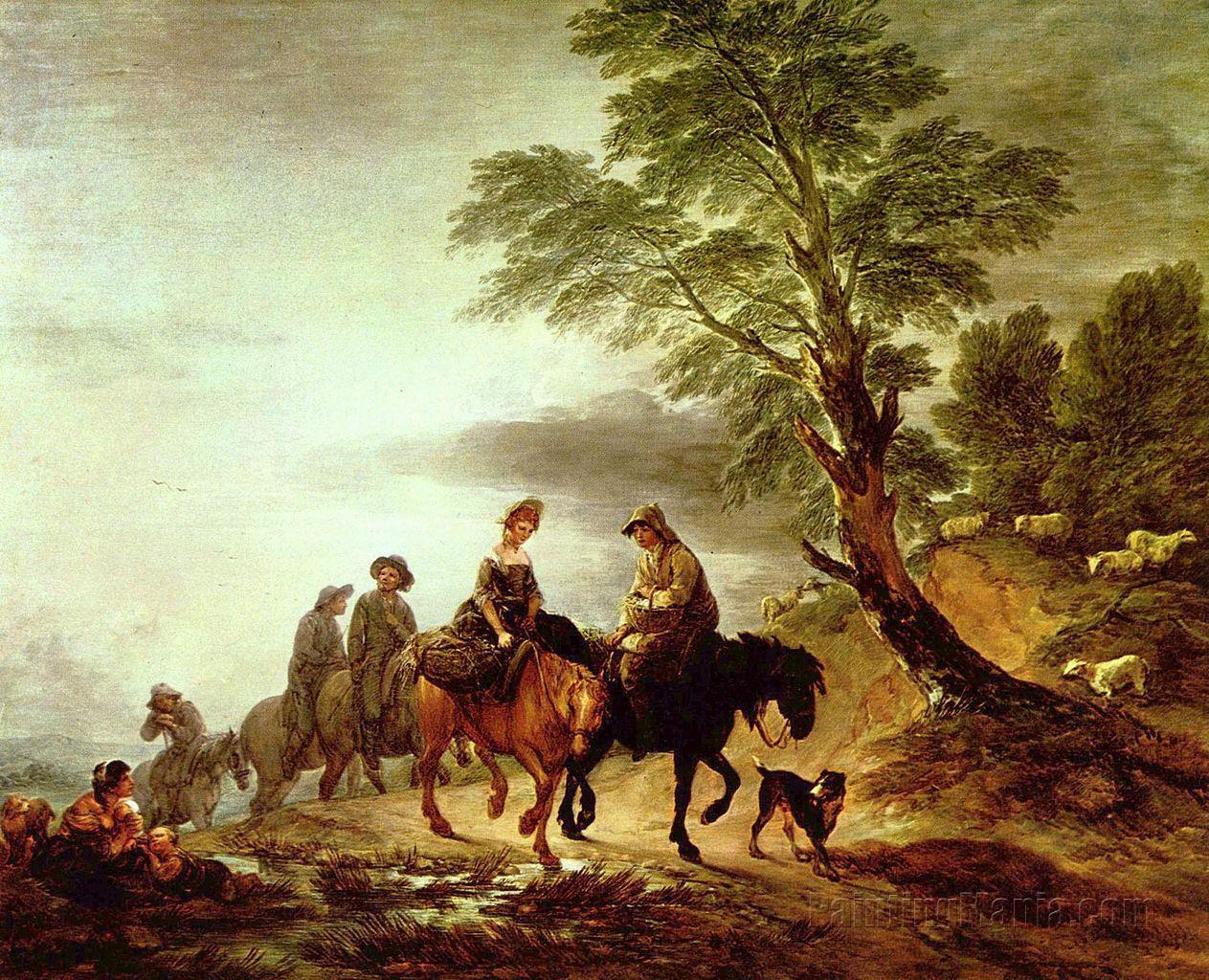 Returning from Market 1769