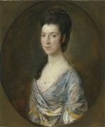 Portrait of a lady. half-length. in a painted oval
