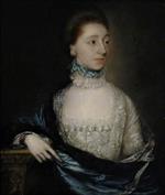 Portrait of an Unknown Lady with a Blue Cloak