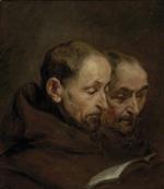 Two Monks reading