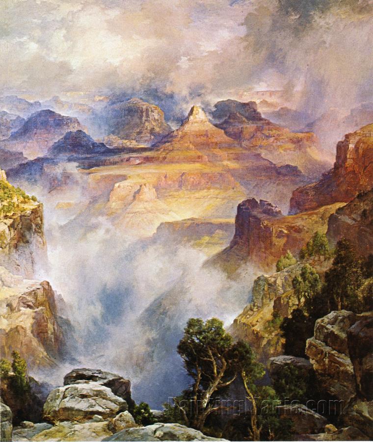 Canyon Mists: Zoroaster Peak (Grand Canyon, Arizona)
