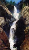 Mary's Veil. A Waterfall in Utah