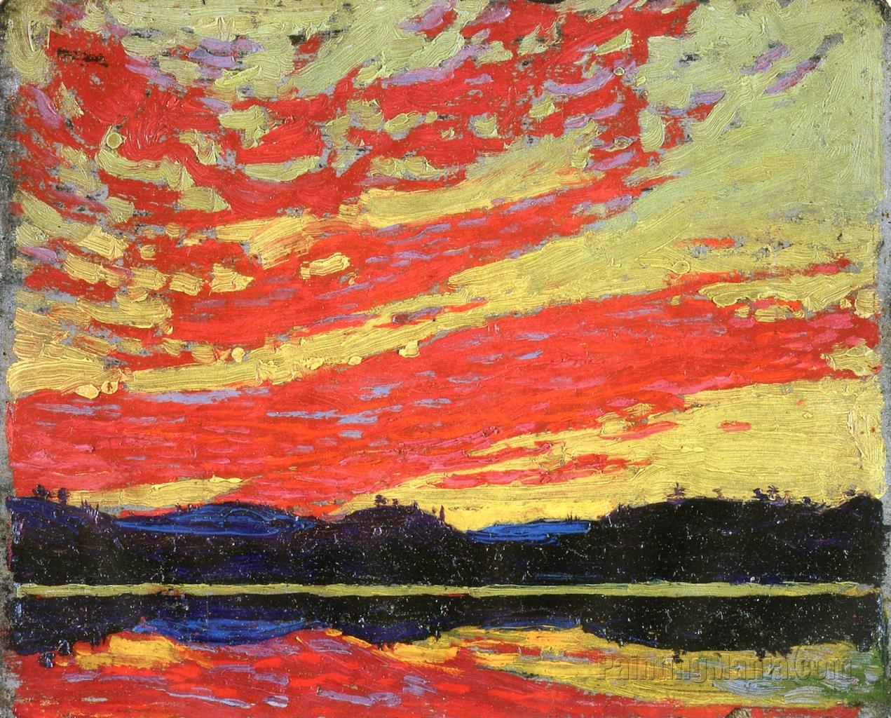 Sunset 1915