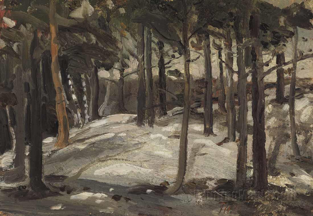 Woods in Winter 1912