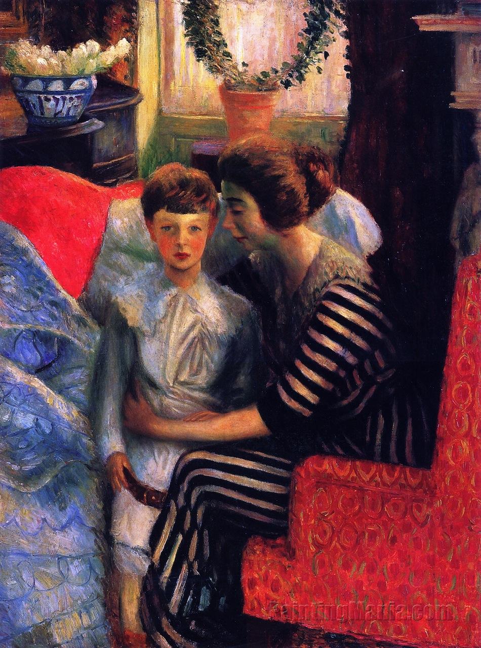 The Artist's Wife and Son
