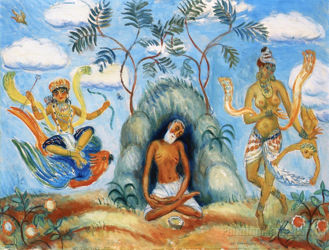 Decoration (Krishna and the Foolish Maidens)