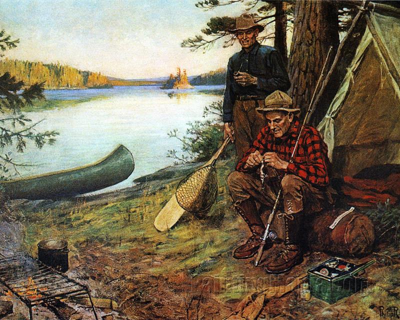 Fishermen at Camp