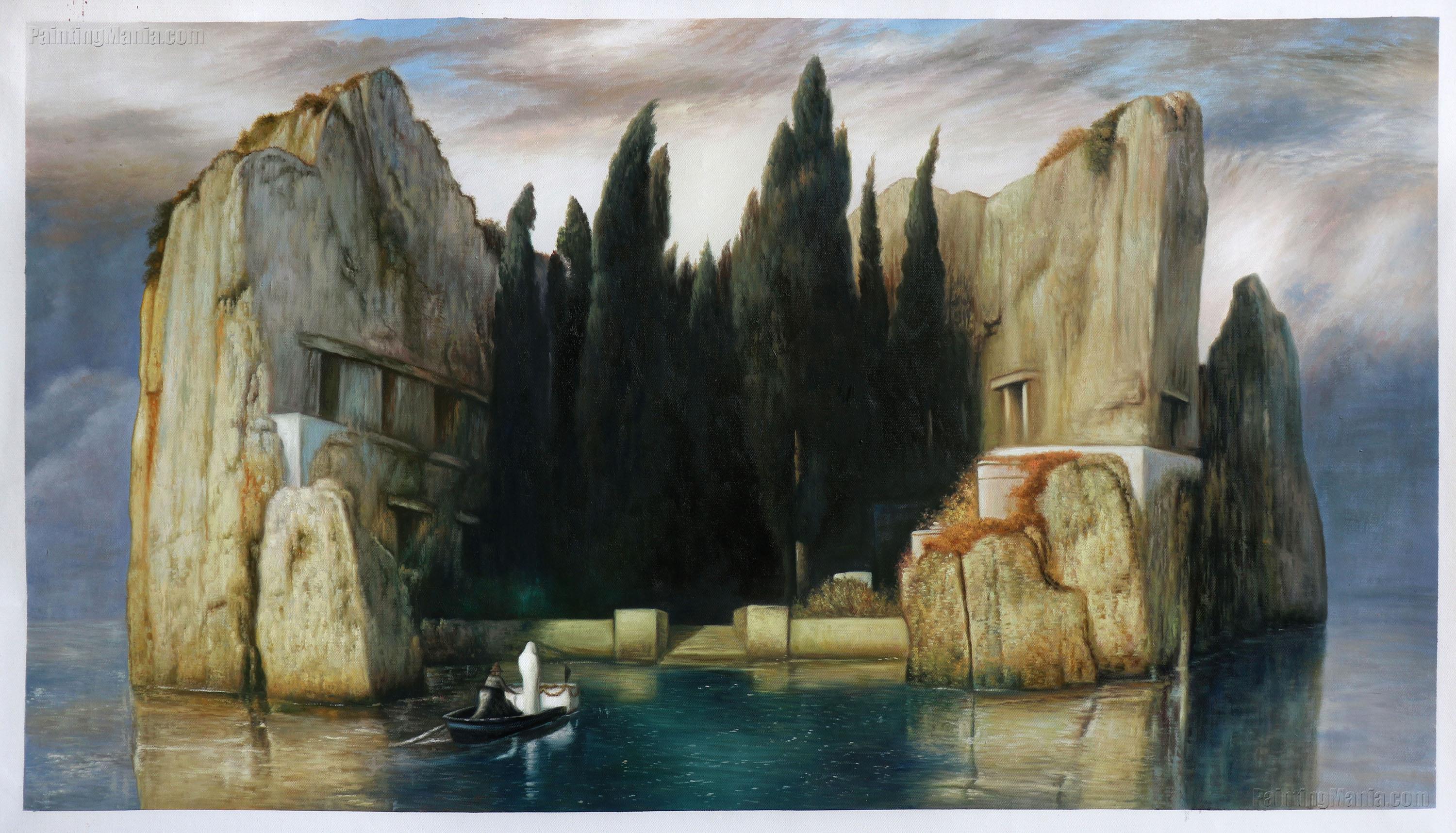 Isle of the Dead (Toteninsel) by Arnold Bocklin