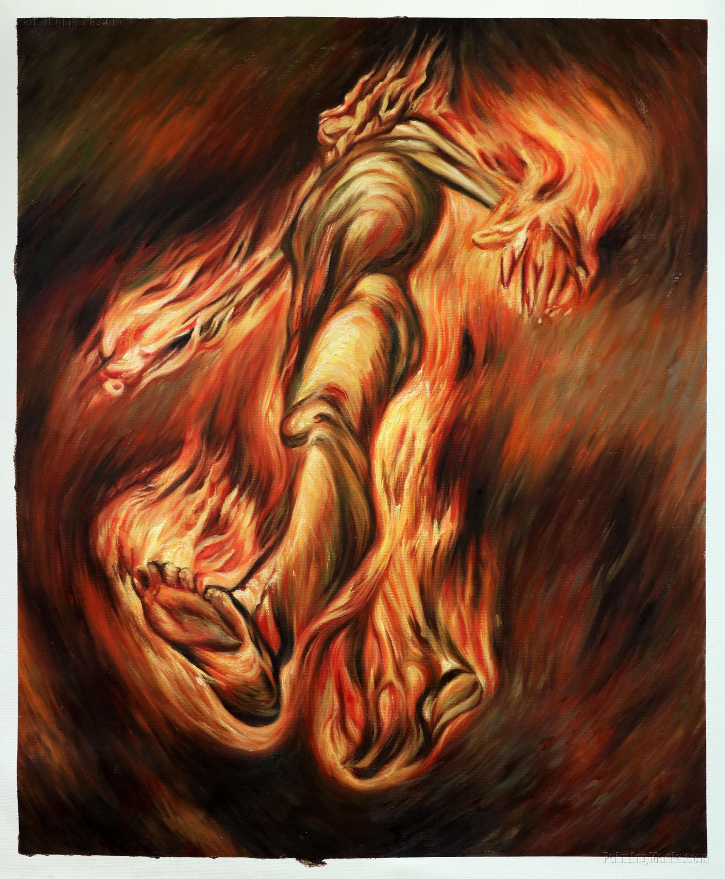 Man of Fire (El Fuego) by Jose Clemente Orozco