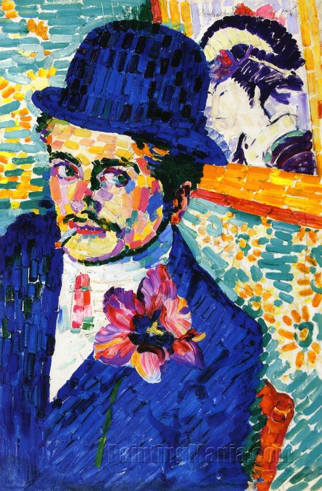 Man with a Tulip (Portrait of Jean Metzinger)