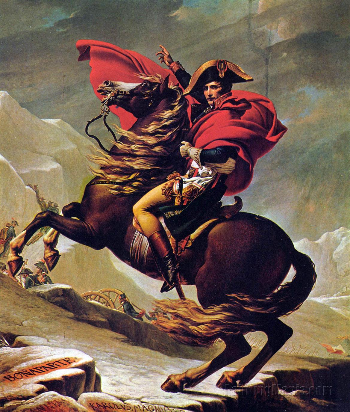 Napoleon Crossing the Alps (1802)