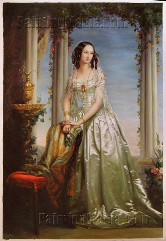 Portrait of Grand Duchess Zinaida Yusupova by Christina Robertson