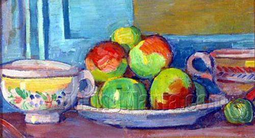 Still Life with Cup and Plate Fruit