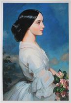 Carmen Aguado, Duchesse de Montmorency by Franz Xaver Winterhalter