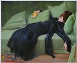 Decadent Young Woman. After the Dance by Ramon Casas