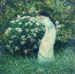 Lili Butler in Claude Monet's Garden